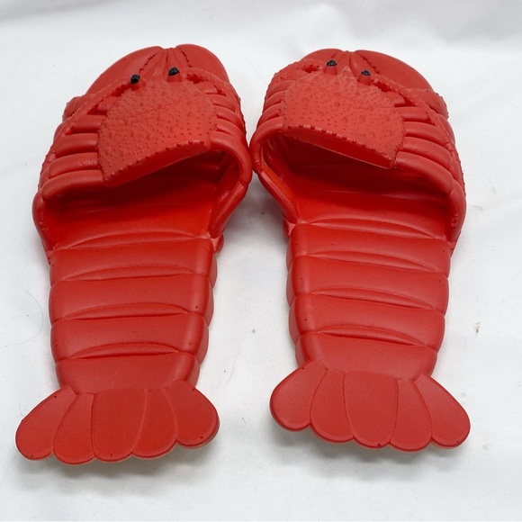 Red Lobster Crawfish Slip On Shoes Flip Flops Slippers Men’s 10/11 - Picture 6 of 9